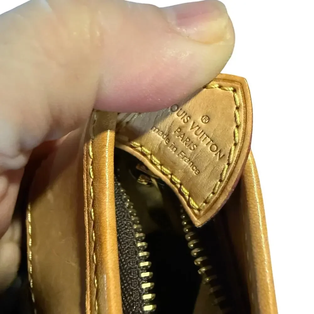 Louis Vuitton Boétie MM Monogram Canvas Shoulder Bag with Dust Bag